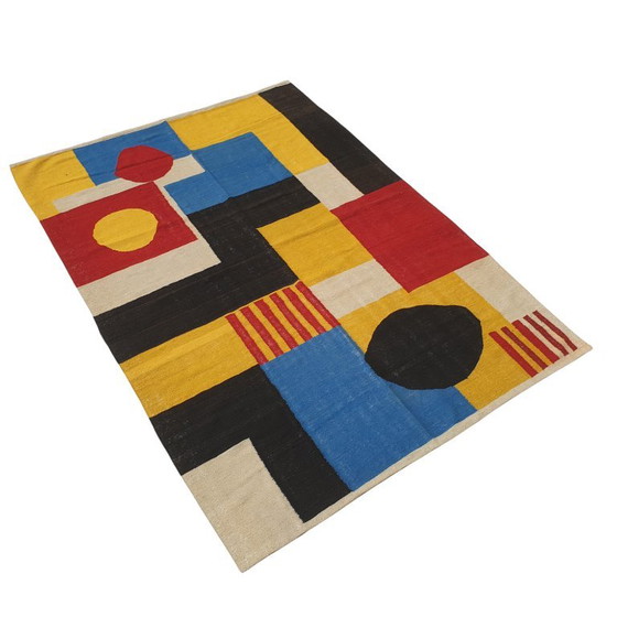 Sonia Delaunay Esquisse 1954 Kunstteppich/Wandteppich | Handgewebte Wolle | 175×247 cm – Teppiche & Läufer (photo 6 of 12)