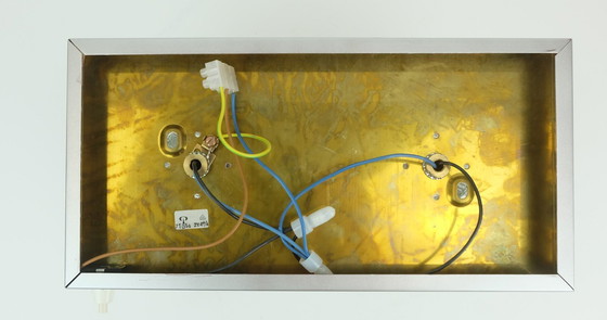 Image 1 of no. 2 of 2: vintage mid century peill & putzler SCONCE with 2 glass cubes 1960s/70s wall light