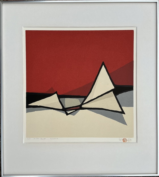 Image 1 of Fon Klement - Le Ciel Rouge, Planche typographique