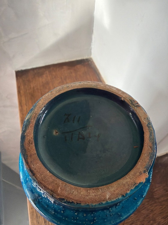 Image 1 of Vintage Bitossi Rimini vase sea blue