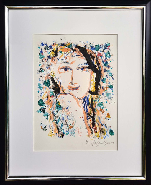 Kees Salentijn - Señorita dibujo