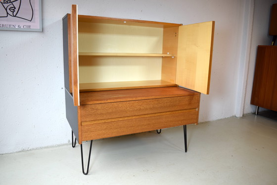 Image 1 of Mobiletto/cassettiera in teak anni '60 di Omnia, vintage, con bar.