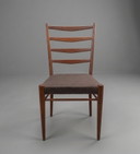 Ensemble de 5 chaises de salle à manger Pastoe ST09 de Cees Braakman – Teck – À retapisser