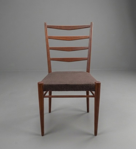 Juego de 5 sillas de comedor Pastoe ST09 de Cees Braakman – Teca – Para retapizar – Wood (photo 4 of 7)