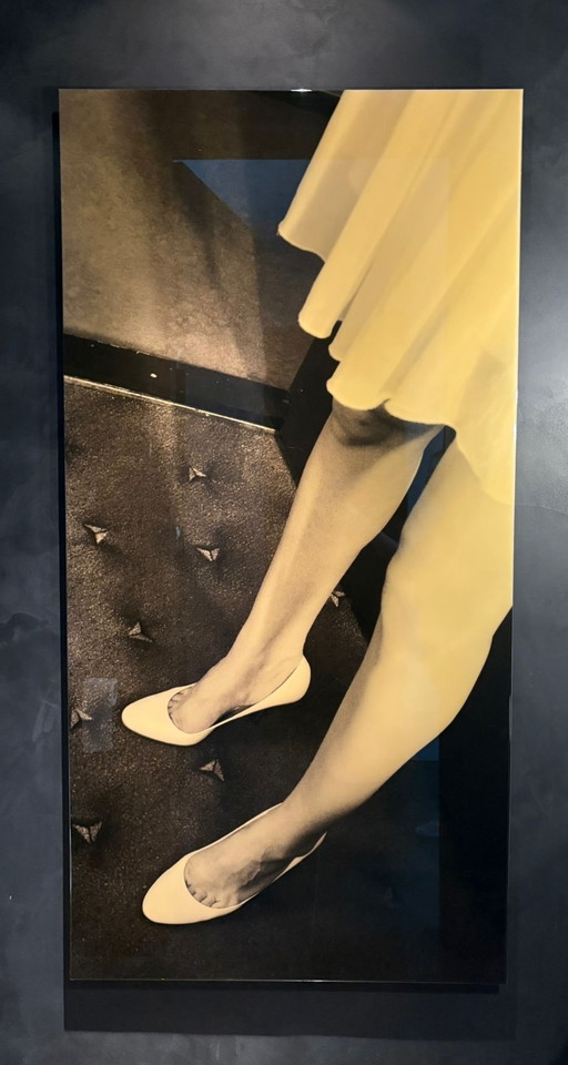 Peinture de jambes de femmes