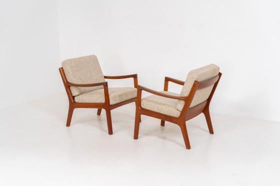 Paar “Senator” Fauteuils van Ole Wanscher voor France & Son (Denemarken, jaren 60). – France & Søn, Wood (photo 12 of 19)