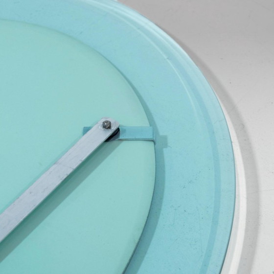 Image 1 of 1 miroir ovale vintage en verre biseauté, signé A. Lupi pour Cristal Luxor, Italie, 1970