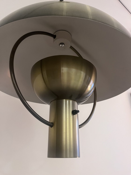 Lampe suspendue champignon hollandaise rare des années 70 – Dijkstra Lampen, Suspensions, Other, Metal (photo 4 of 15)