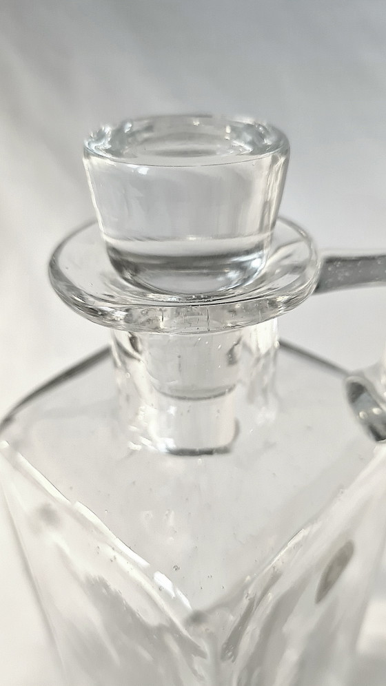 Caraffa in vetro / Vaso vintage Alfred Taube Vohenstrauß Mid Century 60s/70s Ottime condizioni H21/23 (photo 8 of 14)