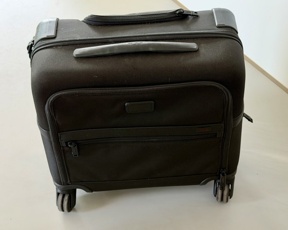 TUMI Alpha 2 Compact - 4 Wheel - Zwarte Business Trolley – Reistassen, Nylon (photo 3 of 9)