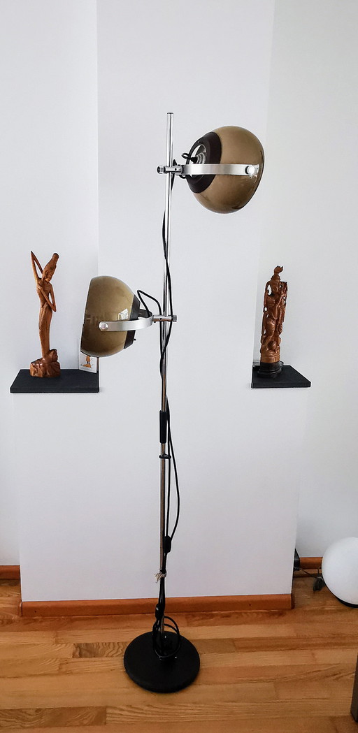 1970s Floor Lamp, To Dijkstra, Lamps Operable Separately From Each Other