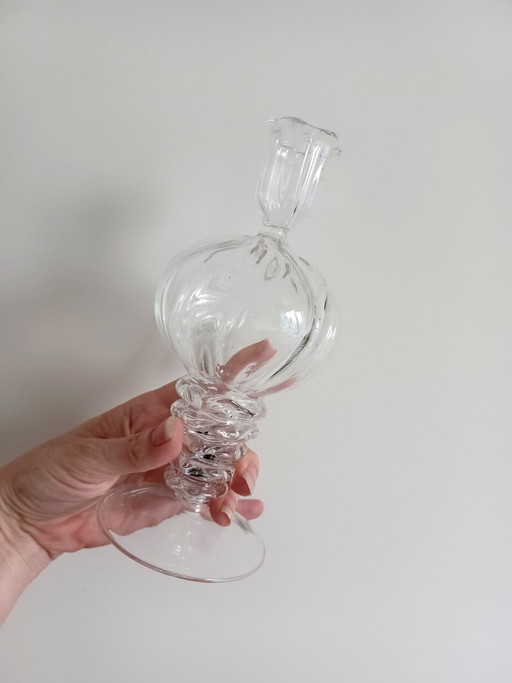 Original Des Pots, hand-blown candle holder/small vase