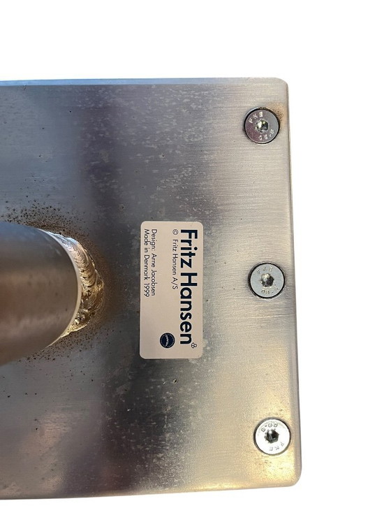 Image 1 of Fauteuil Swan en cuir rouge indien par Arne Jacobsen pour Fritz Hansen