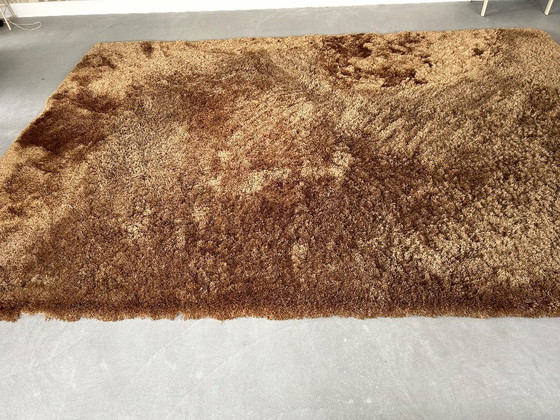 Tapis de luxe 250×350 cm – couleur cuivre – Polyester (photo 4 of 5)