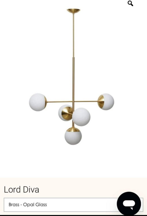 Nuova lampada a sospensione in metallo - designer - 75% di sconto