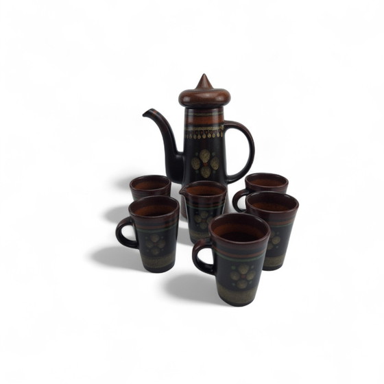 Image 1 of Servizio da caffè KMK Kupfermühle Gerona 7 pezzi in ceramica