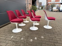 6x chaises de salle à manger Knoll Tulip vintage originales Eero Saarinen