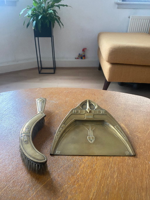 Aspirateur à poussière en laiton Art Déco '20