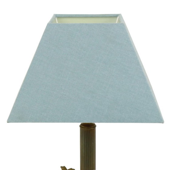 Image 1 of Brass Table Lamp Mythical Dolphins