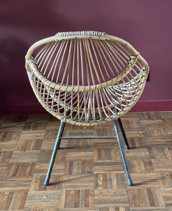 Image 1 of Poul Hundevad Stijl rattan chair.