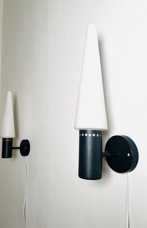 S-1986 WALL LAMPS BY HANS-AGNE JAKOBSSON FOR MARKARYD, SWEDEN, 1960s
