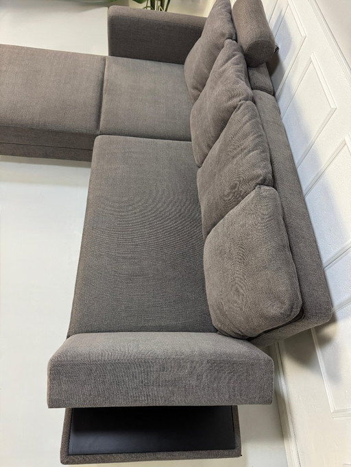 Brühl Fourtwo Sofa Stoff Schlafsofa Four Two Grau Braun Daybed