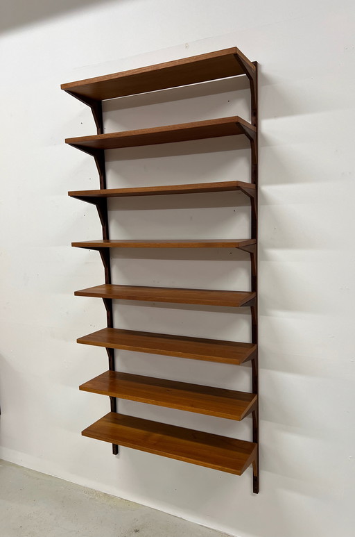 8 X Poul Cadovius Teak Shelves By Cado.