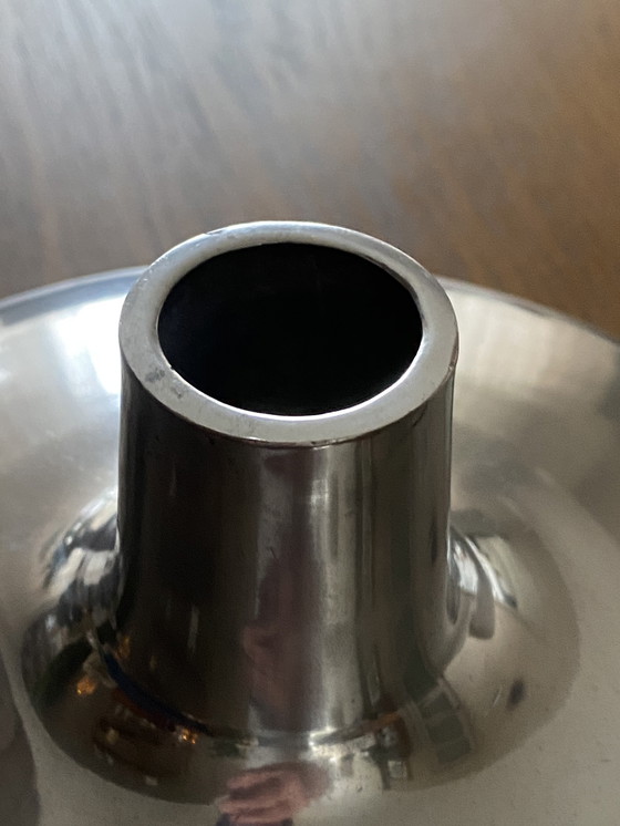 Image 1 of Grote vintage aluminium vaas