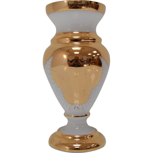 Vase vintage en verre d'art Novy Bor, Tchécoslovaquie 1960