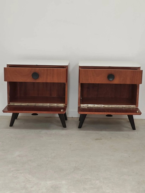 Comodino di Jindrich Halabala per Up Zavody 1950 – Comodini, Wood, Art Deco (photo 10 of 30)