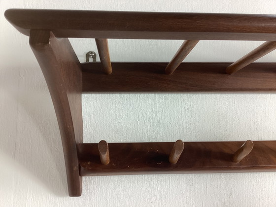 Image 1 of Appendiabiti vintage danese in teak anni Sessanta