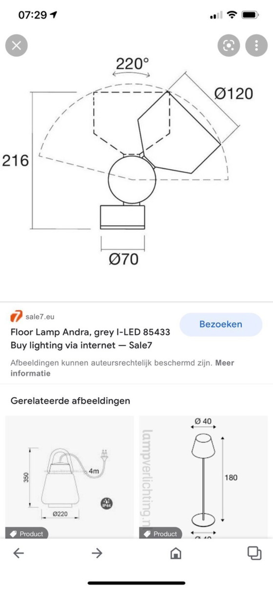 Image 1 of Professionelle LED-Außenleuchte, Marke Disano Illuminazione Italien, Modell ANDRA 4