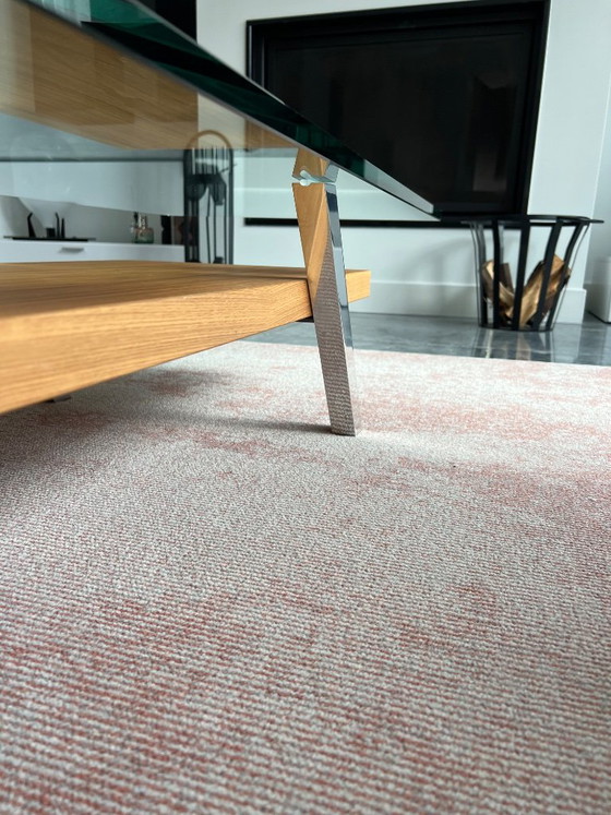 Exclusieve Van Beek B1 design salontafel – 225 cm – nieuwstaat – Coffee tables, Wood, Glass (photo 3 of 5)
