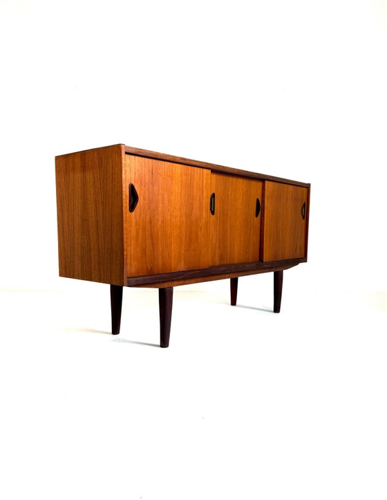 Credenza danese in teak vintage, anni '60, Credenze, Legno, Marrone (foto 7 di 12)