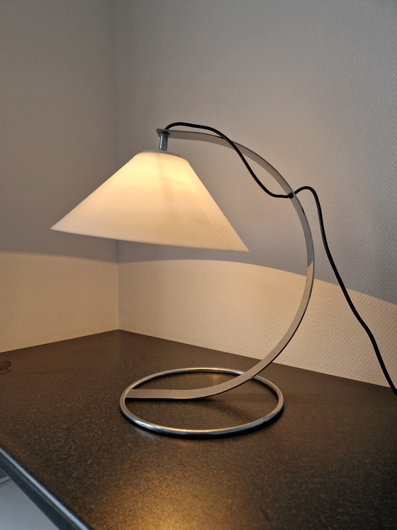 Image 1 of Vintage Raak table lamp design chrome tropic dresser lamp