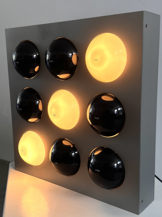 Image 1 of FIFTY FIFTY LAMP BY PAUL TALMAN FOR INTERAKTIVES LICHT, SWITZERLAND