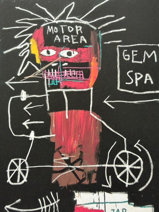 Image 1 of Jean Michael Basquiat (1960-1988), Untitled Gem Spa,1982, Licensed by Artestar NY, Printed in UK