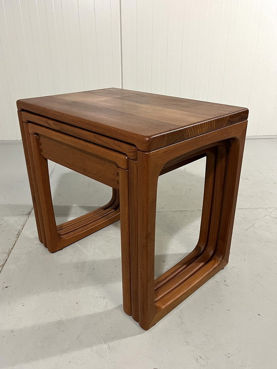 Image 1 of Br Gelsted Nesting Tables Mimiset With Drawer Denmark