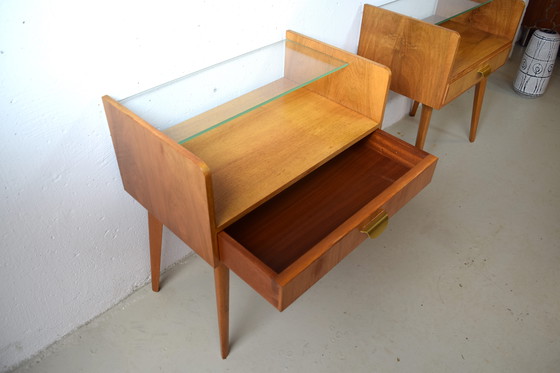 Image 1 of Set van 2 vintage nachtkastjes, WK Furniture, nachtkastjes