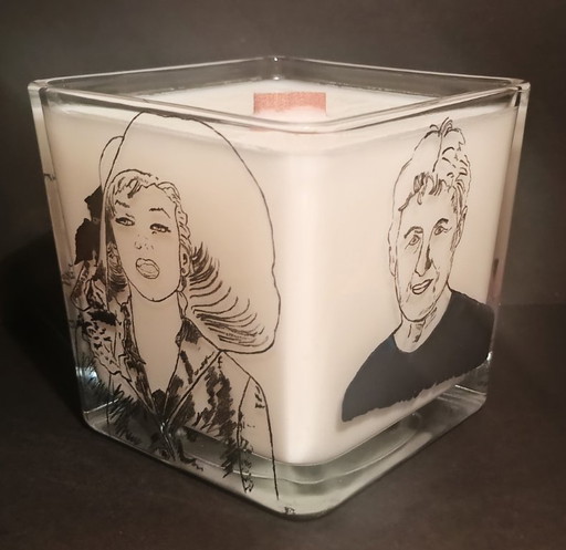 Marilyn Monroe · Sammlerstück 1/1 Handbemalte funktionale Kerze