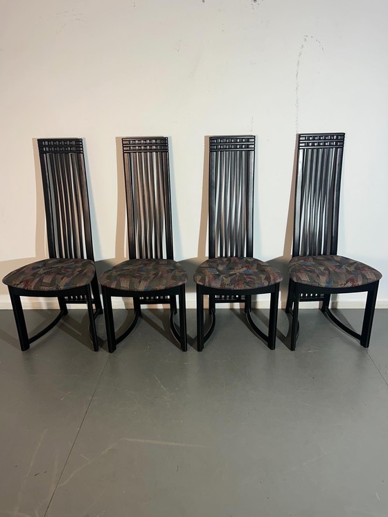 Image 1 of 4 sedie da pranzo '1980/1990'