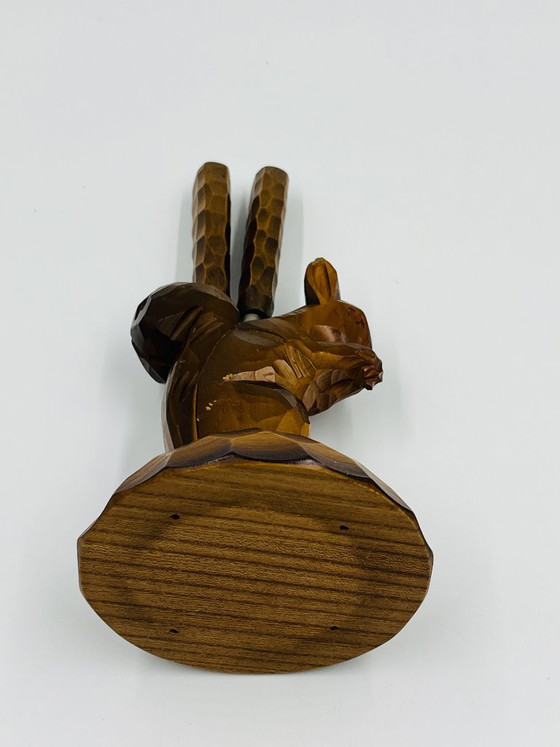Carved Wooden Squirrel Nutcracker – Table accessories (photo 7 of 7)