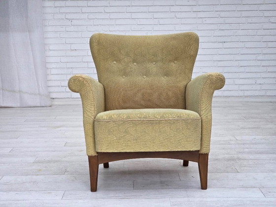 Image 1 of Dänischer Sessel von Fritz Hansen aus den 1960er Jahren, Serie 8000/8020, Originalzustand.