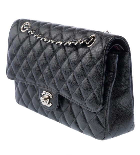Image 1 of Borsa CHANEL Timeless/Classique en Cuir Noir - 103247