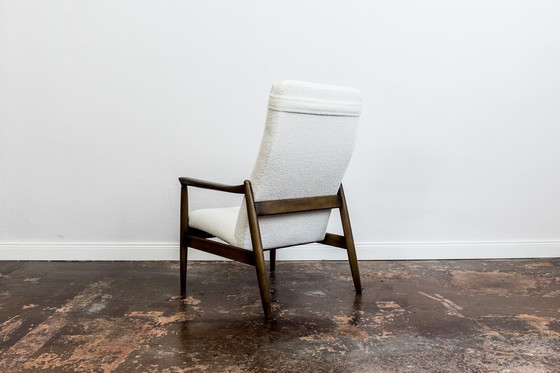 Image 1 of Mid Century Sessel mit hoher Rückenlehne von Edmund Homa, GFM, Polen, 1960er Jahre