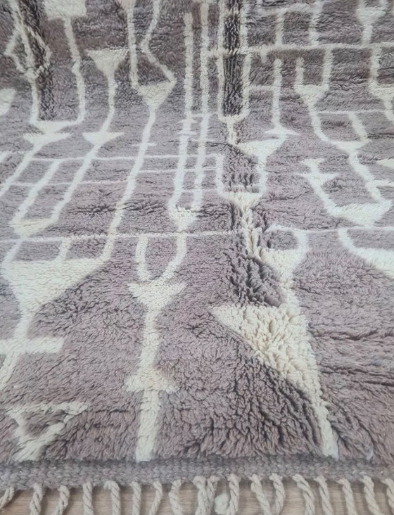 Image 1 of Groot Berber tapijt MRIRT vintage uitzonderlijke wol 300 x 200 cm