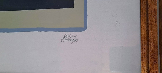 Image 1 of GLÒRIA ORTEGA,”Lithograph 50 x 57 cm” Untitled.