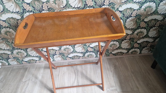Image 1 of Table à plateau vintage