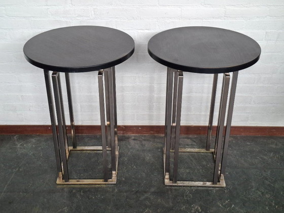 Image 1 of 2x regency style bijzet-/ plantentafel