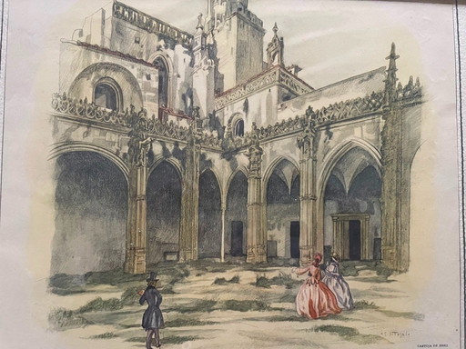 Incisione: Certosa di Jerez nel XIX secolo